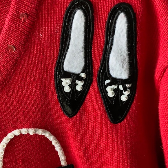 Vintage sequinned cardigan the collective works of Berek by Takako Sakon - Picture 6 of 15